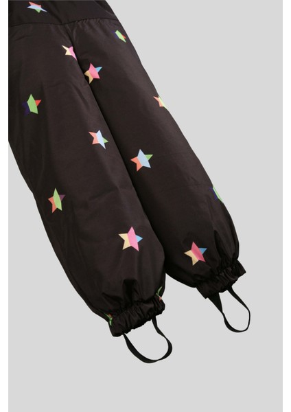 Askılı Stars Desen Termal Tulum