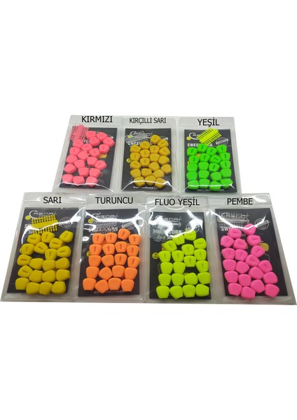 Renat Carp 12 mm Yüzen Silikon Mısır Yapay Yem ( 20 Adet)