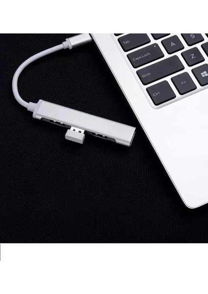 USB Type-C Hub 4 In 1 Type-C Giriş USB Çoklayıcı