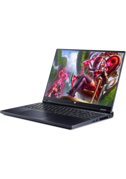 Predator Helios 16 Intel Core I7 13700HX 24GB 1tb SSD RTX4060/8GB 165HZ 16'' Qhd+ Fdos Taşınabilir Bilgisayar NH.QJQEY.001 & Per4 Çanta NHQJQEYP313