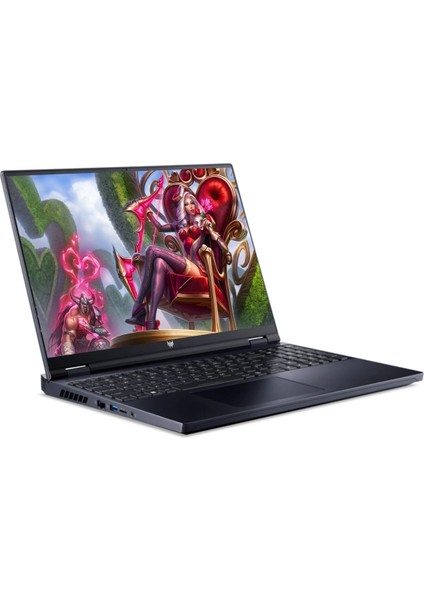 Predator Helios 16 Intel Core I7 13700HX 24GB 1tb SSD RTX4060/8GB 165HZ 16'' Qhd+ Fdos Taşınabilir Bilgisayar NH.QJQEY.001 & Per4 Çanta NHQJQEYP313