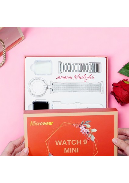 Watch 9 Mini Valentine's Day Edition 41MM Ios Android Akıllı Saat