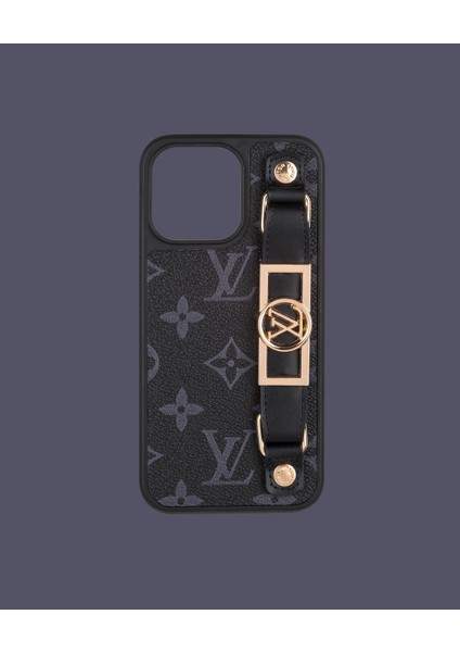 Kordonlu Deri Telefon Kılıfı - DK163 - iPhone 14
