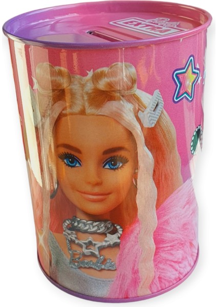 Barbie Lisanslı Metal Kumbara