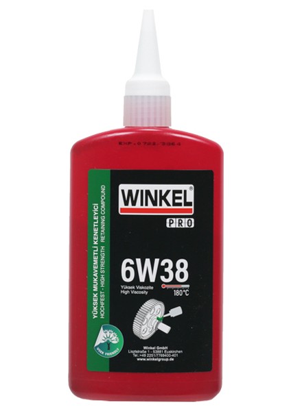 Wınkel Pro 6W38 Kenetleme Yüksek Mukavemet 250 ml