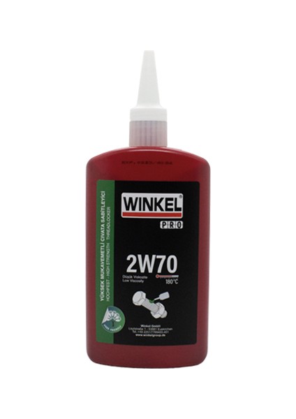 Wınkel Pro 2W70 Civata Sabitleyici Yüksek Mukavemet 250 ml