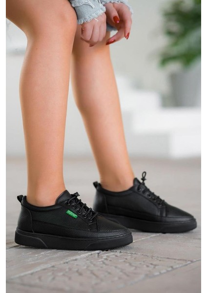 BN-31055 Kadın Sneaker Ayakkabı Siyah 36-40