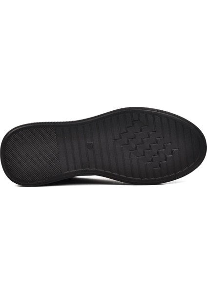 Jukov 102 22095 Siyah-Siyah Deri Erkek Sneaker indirimleri