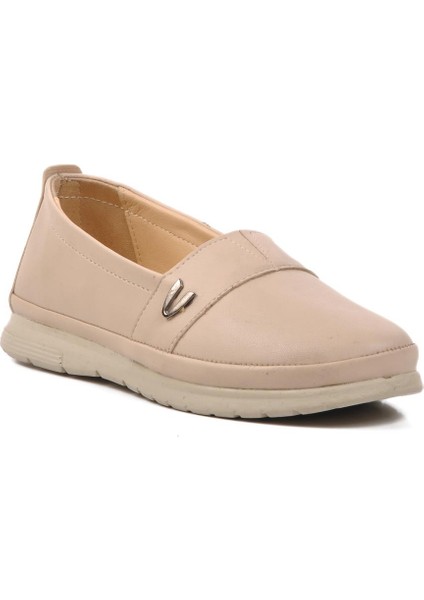 673459 Bej Kadın Günlük Ayakkabı