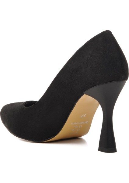 289236 Siyah Süet Kadın Stiletto
