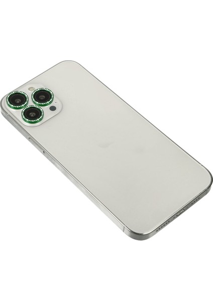 CLZ942 Iphone 14 Pro Diamond Kamera Lens - Ürün Rengi : Kırmızı