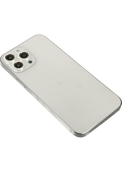 CLZ942 Iphone 14 Pro Diamond Kamera Lens - Ürün Rengi : Kırmızı