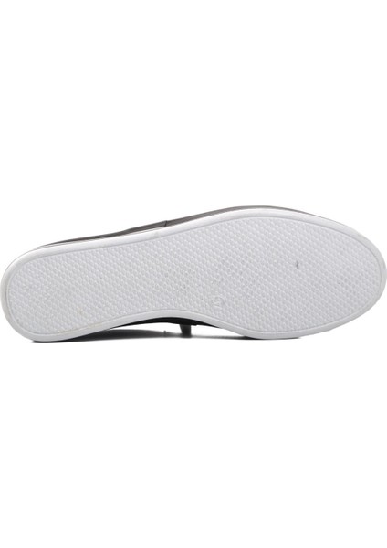 7876 Siyah-Beyaz Deri Kadın Günlük Ayakkabı indirimleri