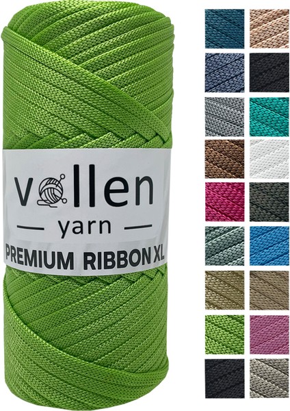 Premium Polyester Ribbon İp - 200 gr - 4 mm Polyester Düz Örgü Ipi