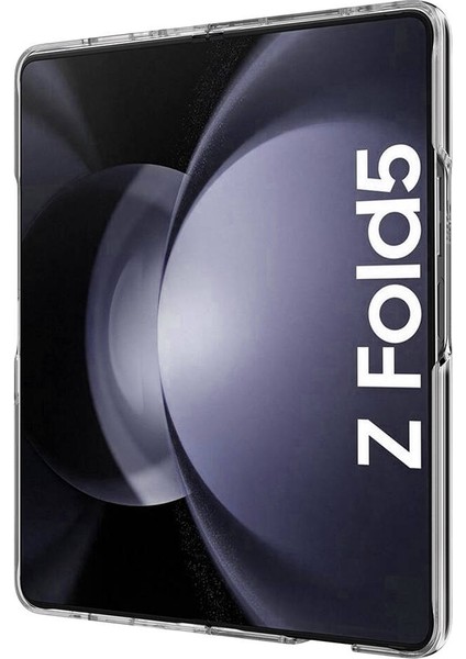 Samsung Galaxy Z Fold 5 Uyumlu Kapak Sert Magic Şeffaf Droga Pc Kılıf
