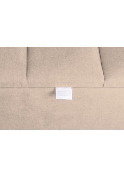 Vetra Mini Royal Krem Kumaş Sandıklı Puf Gümüş Ayak Dekoratif Bench fırsatları