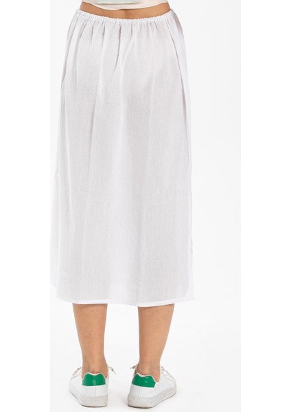 Jüpon Şile Bezi Pamuk Uzun Etek Astarı Tam Boy Jipon Beyaz Byz fiyatları