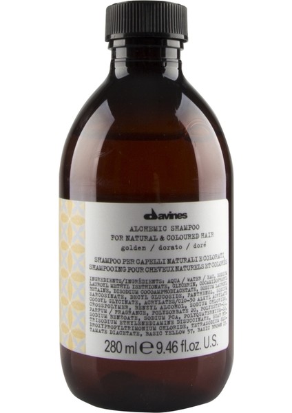 Alchemic Golden Shampoo Davines (280ml)Splendıdnoonlıne28