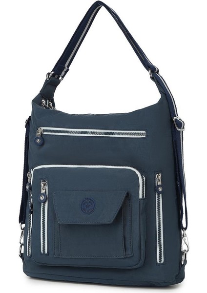 Hem Sırt Hem De Omuz Kadın Çantası Smart Bags 1205 Lacivert modelleri