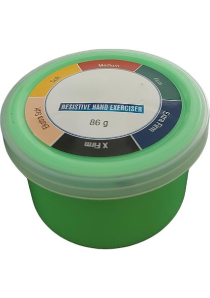 El Egzersiz Hamuru 86 gr Yeşil Renk (Normal)