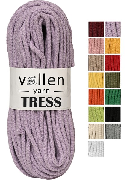 Vollen Yarn Makrome Ip,çok Amaçlı Ip,10 Metre,kordon Kaytan Dokuma Ip,sepet Ipi,salıncak Ipi,supla,paspas,