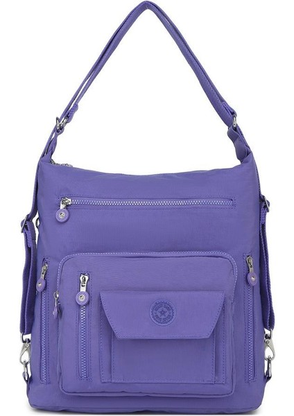 Hem Sırt Hem De Omuz Kadın Çantası Smart Bags 1205 Mor