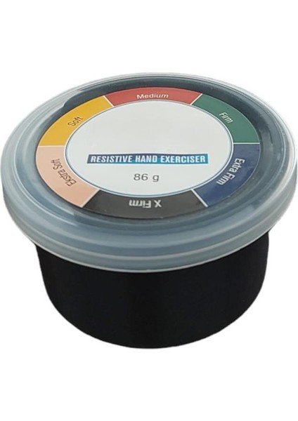 El Egzersiz Hamuru 86 gr Siyah Renk (En Sert)