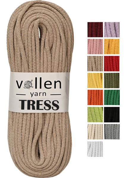 Makrome Ip,çok Amaçlı Ip,10 Metre,kordon Kaytan Dokuma Ip,sepet Ipi,salıncak Ipi,supla,paspas,