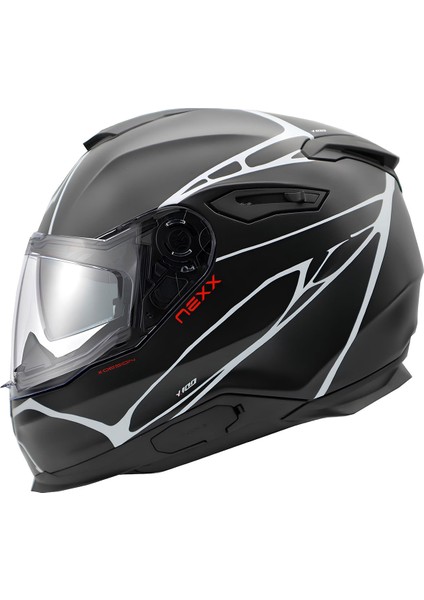 Y.100 B-Sıde Mat Siyah-Beyaz Kask fırsatları