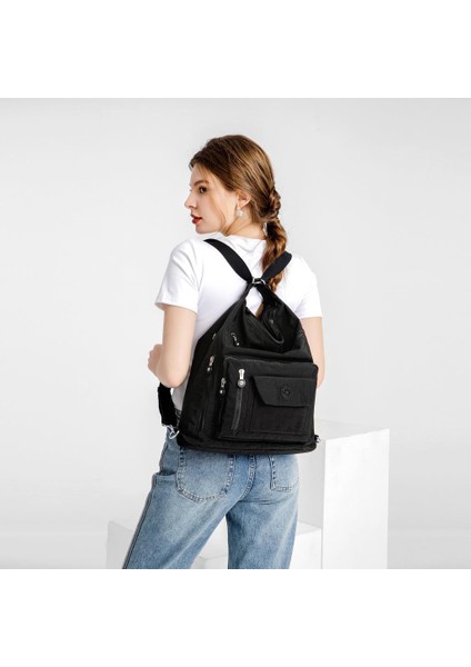 Hem Sırt Hem De Omuz Kadın Çantası Smart Bags 1205-29 Yeşil