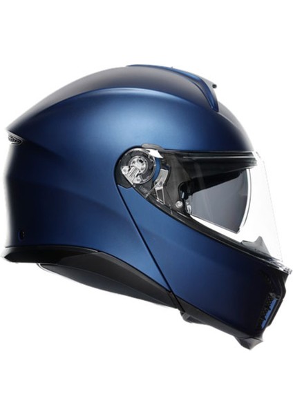 Kask/tourmodular Solıd Mplk Galassıa Blue Matt