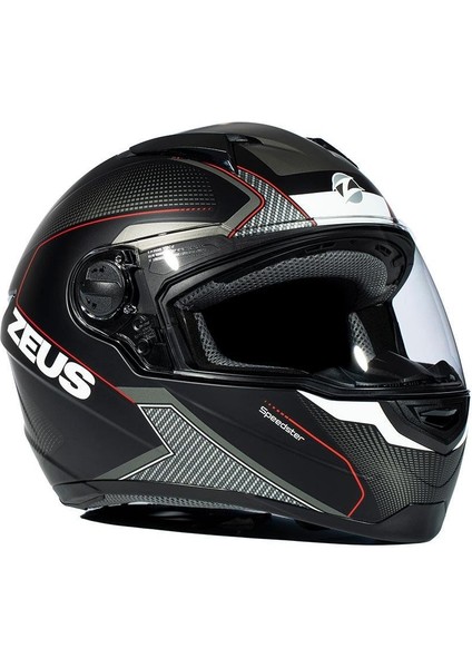 KASK/ZS-811A Matt Black/al6 Whıte Red