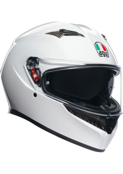 Agv K3 Mono Seta White Kapalı Kask