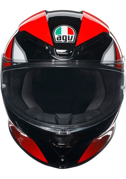 K6 S Hyphen Black Red White Kapalı Kask indirimleri