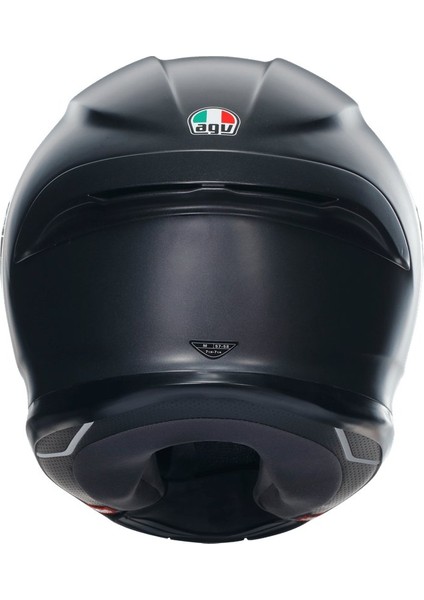 K6 S Mono Matt Black Kapalı Kask