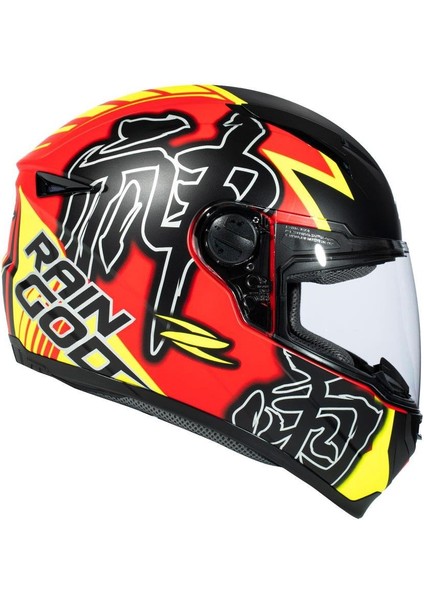 KASK/ZS-811A Matt Red AL31 Fluo Ylw