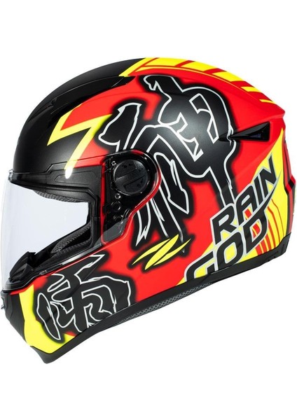 KASK/ZS-811A Matt Red AL31 Fluo Ylw