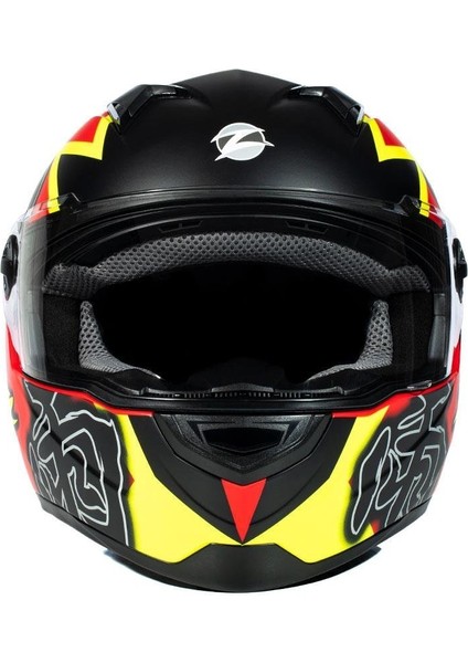 KASK/ZS-811A Matt Red AL31 Fluo Ylw