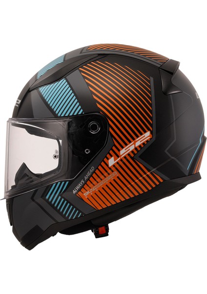 Rapıd 2 Extra Mat Gri-Neon Turuncu Kask