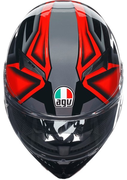 K3 Compound Black Red Kapalı Kask fırsatları