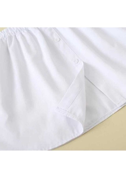 Yarım Gömlek Altı Kazak Altı Beyaz - Beyaz Renk Kadın Kurtarıcı Etek Poplin Viskon Pamuk fiyatları
