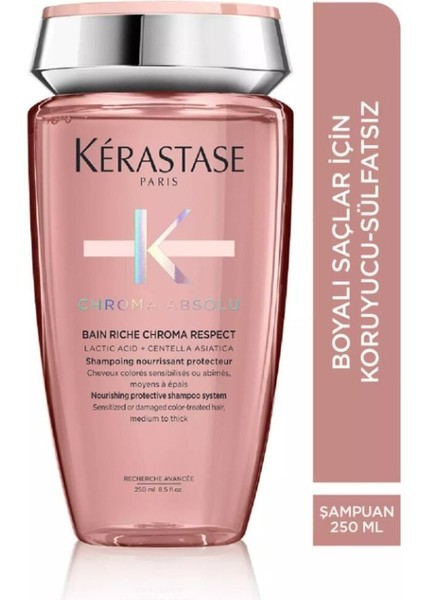 Chroma Absolu Bain Riche Boyalı Saçlar Için Besleyici Şampuan 250 Ml fiyatları