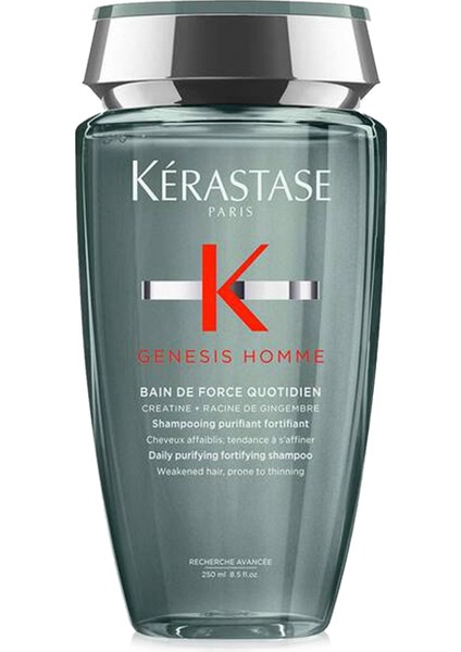 Genesis Homme Bain De Force Uotidien Şampuan 250 Ml