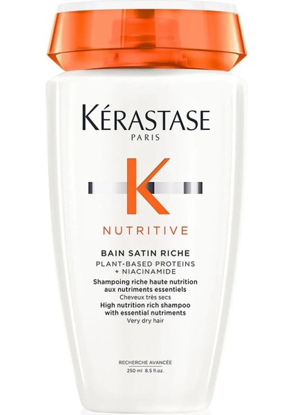 Nutritive Nutritive Bain Satin Riche Yoğun Nemlendirici Şampuan 250 Ml 11