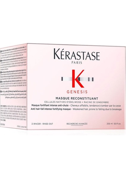 Genesis Mask Reconstituant * Güçlendirici Saç Bakım Maskesi 200ML