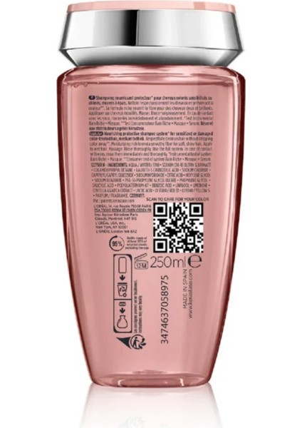 Chroma Absolu Bain Riche Boyalı Saçlar Için Renk Koruyucu Şampuan 250ml modelleri