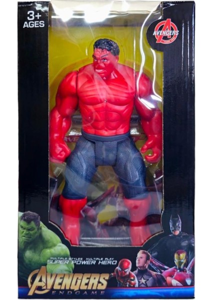 Ethem Oyuncak Kırmızı Hulk Tekli Figür 2158-1
