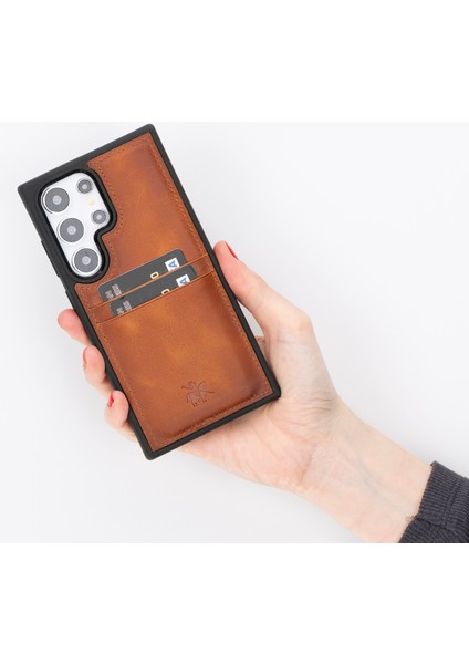 Samsung S24 Ultra Capri Kartlıklı Deri Arka Telefon Kılıfı indirimleri