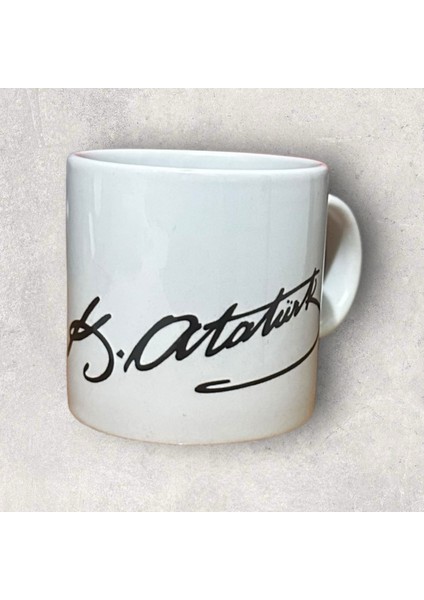 Atatürk Görsel ve Imza Baskılı Türk Kahvesi Fincanı fırsatları