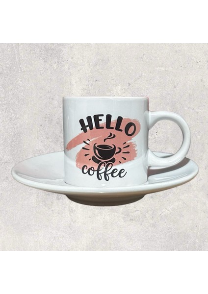 Yazılı Baskılı Türk Kahvesi Fincanı